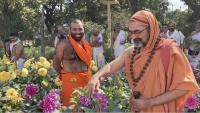 H.H. Swamiji at Vyas Ashram Camp, Haridwar (24 Feb 2023)