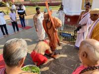 H.H Swamiji's Visit to Shantadurga Temple, Goa on 28th Oct 2022