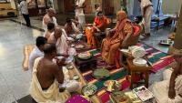 H. H. Shrimad Vidyadheesh Teerth Shripad Vader Swamiji's visit to SCM Shirali