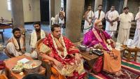H. H. Shrimad Vidyadheesh Teerth Shripad Vader Swamiji's visit to SCM Shirali