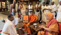H. H. Shrimad Vidyadheesh Teerth Shripad Vader Swamiji's visit to SCM Shirali