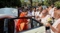 H. H. Shrimad Vidyadheesh Teerth Shripad Vader Swamiji's visit to SCM Shirali