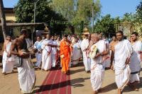 H. H. Shrimad Vidyadheesh Teerth Shripad Vader Swamiji's visit to SCM Shirali