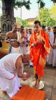 H. H. Shrimad Vidyadheesh Teerth Shripad Vader Swamiji's visit to SCM Shirali