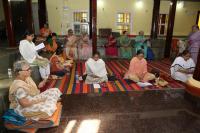 HH.Swamiji at Guru Math, Mallapur for Punar Pratishtha and Kalasha Sthapana  - 13 Feb 2021