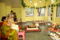 HH.Swamiji at Guru Math, Mallapur for Punar Pratishtha and Kalasha Sthapana  - 13 Feb 2021