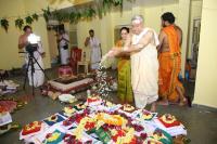 HH.Swamiji at Guru Math, Mallapur for Punar Pratishtha and Kalasha Sthapana  - 13 Feb 2021
