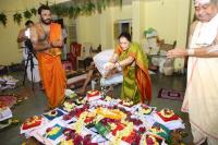 HH.Swamiji at Guru Math, Mallapur for Punar Pratishtha and Kalasha Sthapana  - 13 Feb 2021