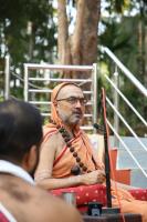 HH.Swamiji at Guru Math, Mallapur for Punar Pratishtha and Kalasha Sthapana  - 13 Feb 2021
