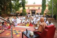 HH.Swamiji at Guru Math, Mallapur for Punar Pratishtha and Kalasha Sthapana  - 13 Feb 2021