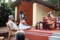 HH.Swamiji at Guru Math, Mallapur for Punar Pratishtha and Kalasha Sthapana  - 13 Feb 2021