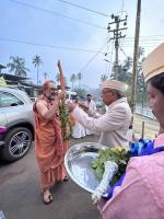 HH Swamiji's visit to Shri Mangeshi Temple, Goa (19 Nov 2023)