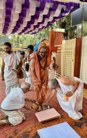 HH Swamiji's Visit to Shri Shantadurga Temple - Bappankodlu (12 March 2024)