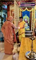 HH Swamiji's Visit to Shri Shantadurga Temple - Bappankodlu (12 March 2024)