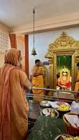 HH Swamiji's visit to Shree Kanchin Durga Parameshwari Temple Gudihittal, Shirali (1 April 2024)