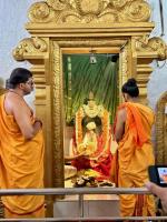 HH Swamiji's visit to Shree Kanchin Durga Parameshwari Temple Gudihittal, Shirali (1 April 2024)