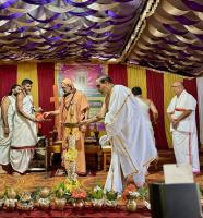 HH Swamiji's visit to Shree Kanchin Durga Parameshwari Temple Gudihittal, Shirali (1 April 2024)