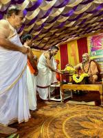 HH Swamiji's visit to Shree Kanchin Durga Parameshwari Temple Gudihittal, Shirali (1 April 2024)