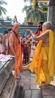 HH Swamiji's visit to Shree Mahalasa Narayani Temple, Basrur (17 Jan 2024)