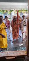 HH Swamiji's visit to Shree Mahalasa Narayani Temple, Basrur (17 Jan 2024)