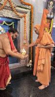 HH Swamiji's visit to Shree Mahalasa Narayani Temple, Basrur (17 Jan 2024)