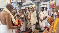 HH Swamiji's visit to Shree Mahalasa Narayani Temple, Basrur (17 Jan 2024)