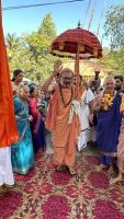 HH Swamiji's visit to Shree Sitarameshwar Temple, Karwar (21 Feb 2024)