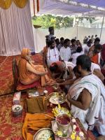 HH Swamiji's visit to Shree Sitarameshwar Temple, Karwar (21 Feb 2024)