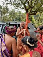 HH Swamiji's visit to Shree Vanadurga and Shree Mahalasa Narayani Temple Tenkanidiyuru (30 March 2024)