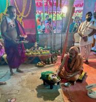 HH Swamiji's visit to Shree Vanadurga and Shree Mahalasa Narayani Temple Tenkanidiyuru (30 March 2024)