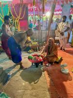 HH Swamiji's visit to Shree Vanadurga and Shree Mahalasa Narayani Temple Tenkanidiyuru (30 March 2024)