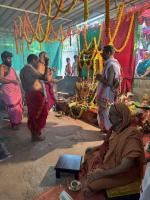 HH Swamiji's visit to Shree Vanadurga and Shree Mahalasa Narayani Temple Tenkanidiyuru (30 March 2024)