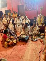 HH Swamiji's visit to Shree Vanadurga and Shree Mahalasa Narayani Temple Tenkanidiyuru (30 March 2024)