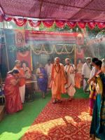 HH Swamiji's visit to Shree Vanadurga and Shree Mahalasa Narayani Temple Tenkanidiyuru (30 March 2024)