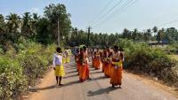 HH Swamiji's visit to Shree Vishwa Shakti Temple Sanabavi, Alvekodi (15 March 2024)