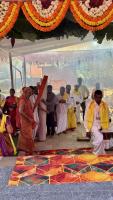 HH Swamiji's visit to Shree Vishwa Shakti Temple Sanabavi, Alvekodi (15 March 2024)