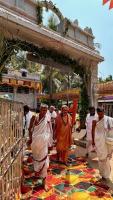 HH Swamiji's visit to Shree Vishwa Shakti Temple Sanabavi, Alvekodi (15 March 2024)