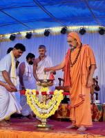 HH Swamiji's visit to Shree Vishwa Shakti Temple Sanabavi, Alvekodi (15 March 2024)