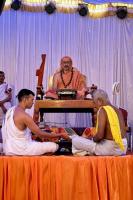 HH Swamiji's visit to Shree Vishwa Shakti Temple Sanabavi, Alvekodi (15 March 2024)