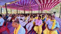 HH Swamiji's visit to Shree Vishwa Shakti Temple Sanabavi, Alvekodi (15 March 2024)