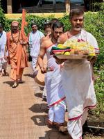 HH Swamiji's visit to Shri Arekal Mahasati Temple Chitrapur, Shirali (11 Oct 2024)