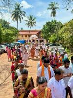 HH Swamiji's visit to Shri Arekal Mahasati Temple Chitrapur, Shirali (11 Oct 2024)