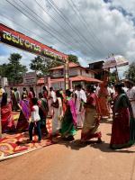 HH Swamiji's visit to Shri Arekal Mahasati Temple Chitrapur, Shirali (11 Oct 2024)