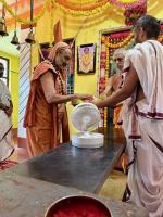 HH Swamiji's visit to Shri Arekal Mahasati Temple Chitrapur, Shirali (11 Oct 2024)