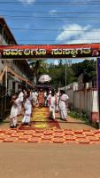 HH Swamiji's visit to Shri Arekal Mahasati Temple Chitrapur, Shirali (11 Oct 2024)