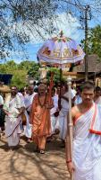 HH Swamiji's visit to Shri Arekal Mahasati Temple Chitrapur, Shirali (11 Oct 2024)