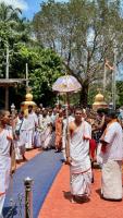 HH Swamiji's visit to Shri Arekal Mahasati Temple Chitrapur, Shirali (11 Oct 2024)