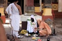 HH performing Ramanjaneya  Puja on Hanuman Jayanti (8th Apr 2020)