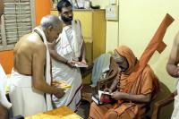 Samvaada  with Vedapatashala Vidyarthis (Pic courtesy Sh.Anjan Kaikini)