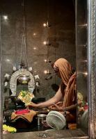 Jalabhisheka at HH Shrimat Krishnashram Swamiji Sannidhi on Samaradhana Divasa (23 Dec 2024)